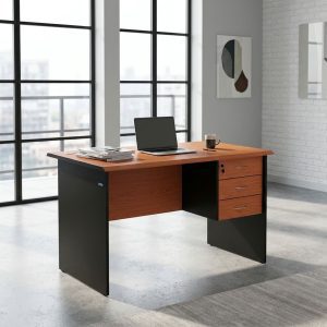 1.2M Economic Office Desk with integrated drawer storage