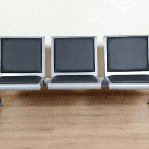 3 Link padded Visitor bench