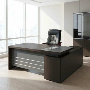 1.8M executive office desk with spacious work surface
