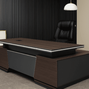2.4M Executive L-Shaped Modern Office Desk
