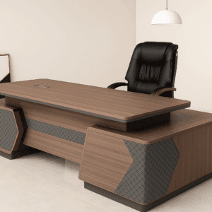 2.4M Executive L-Shaped Office Desk