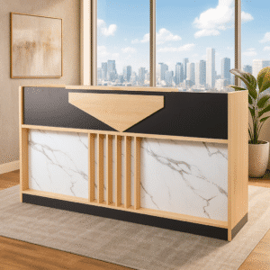 2000mm Office Reception Desk