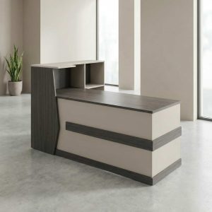 Modern reception counter table for office front desk