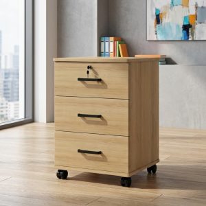 3 drawer mobile pedestal office storage cabinet