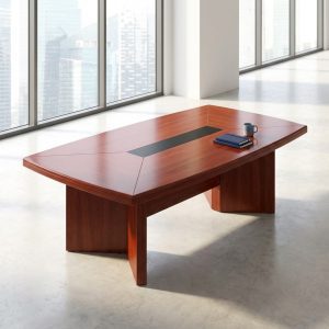 2 meter mahogany boardroom table for office meetings
