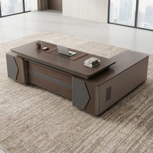 2.4M Executive Office Desk with side return and storage