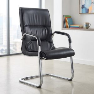 HBC38 executive visitor chair with padded seat and armrests