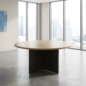 1.4m round meeting table modern office