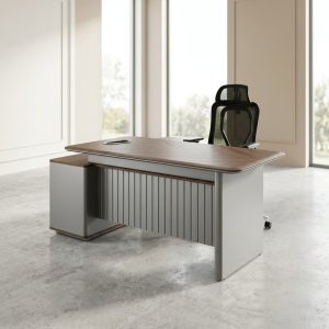 1.6M Lumina Executive Desk with LED feature and side section
