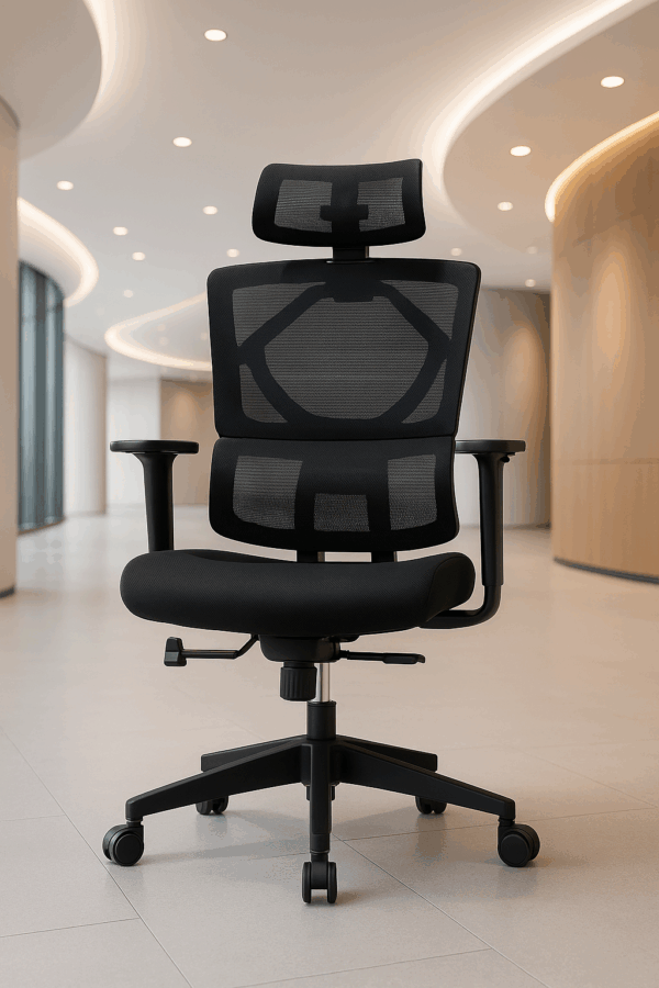 Advanced Ergonomic Mesh Office Chair with Dynamic Lumbar & 3D Headrest