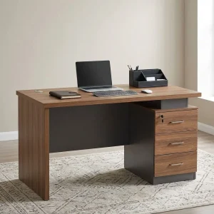 1200mm Executive Office Desk with three drawers, lockable storage, and spacious work surface