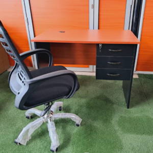 home office study desk + chair combo