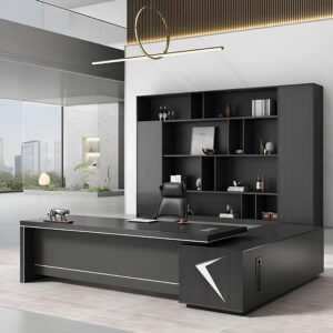 Modern L shaped Executive office Desk