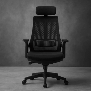 ErgoComfort High-Back Mesh Office Chair with Headrest