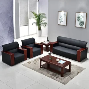 Comfortable executive office couch designed for professional office seating