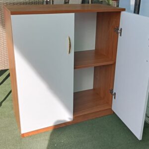 Elegant Modern 2-Door Office Credenza