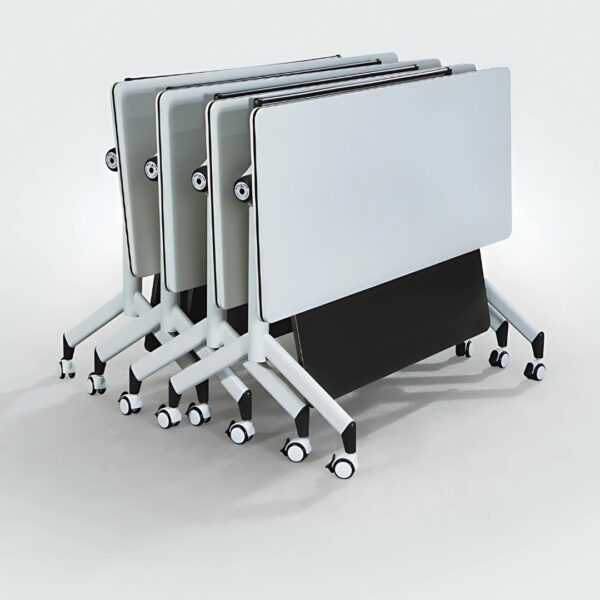 White Foldable Training Table