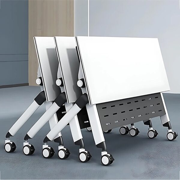 White Foldable Training Table