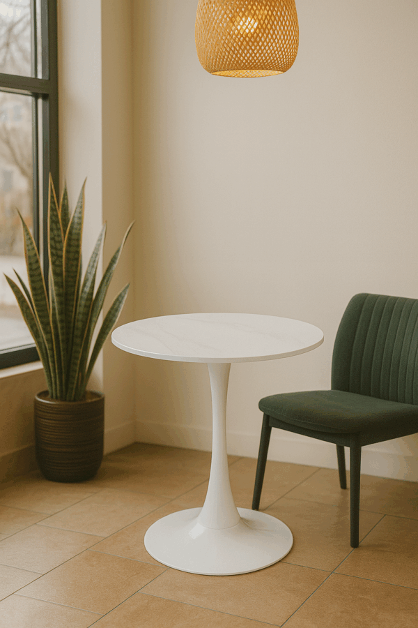 Modern Round Bistro Table