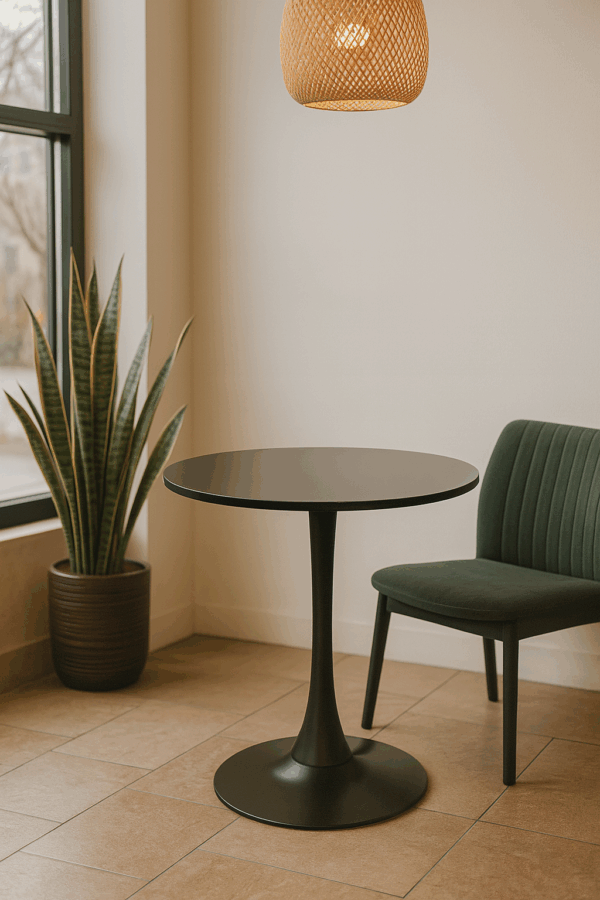 Modern Round Bistro Table - Image 2
