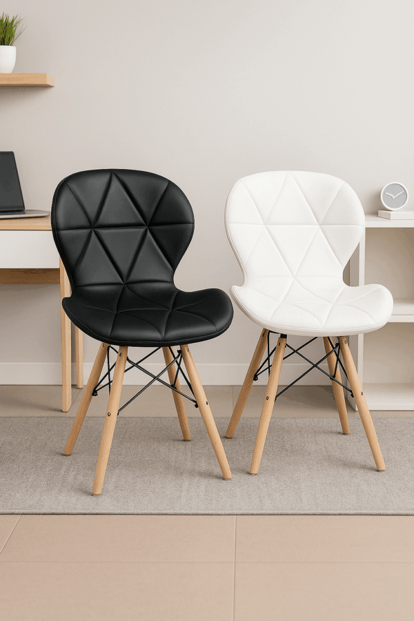 Modern Diamond Stitch Dining & Lounge Chairs – Available in Multiple Vibrant Colors