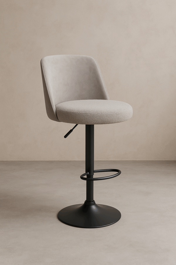 Modern Adjustable Swivel Bar Stool - Image 2