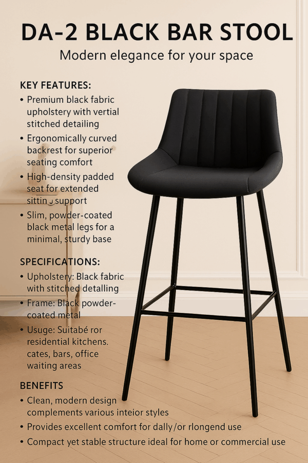 DA-2 Modern Bar Stools - Image 2