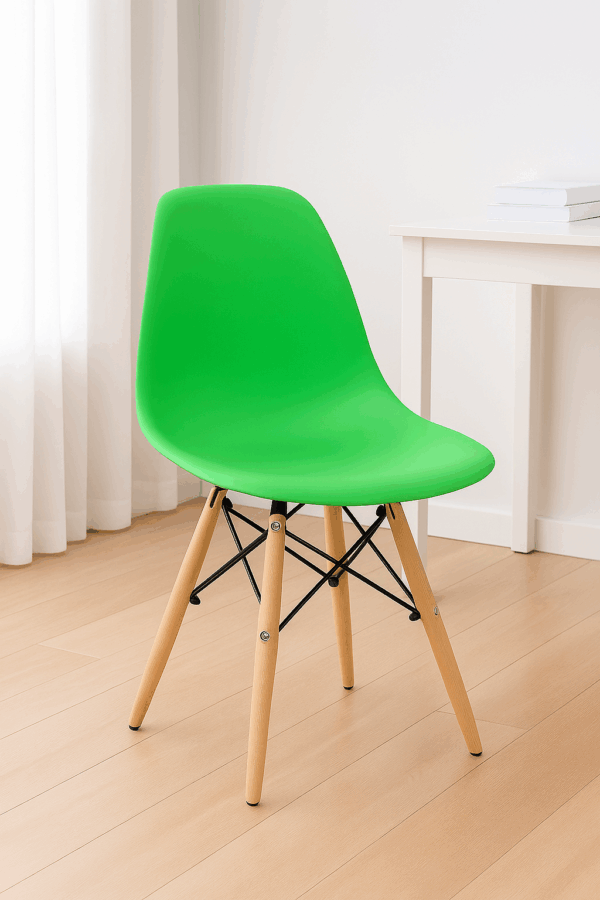 Modern Eames-Inspired Plastic Chairs