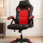 Ergonomic Gaming & Office Chair – Black with Color Accents