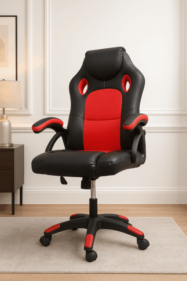 Ergonomic Gaming & Office Chair – Black with Color Accents - Image 2