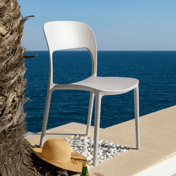 Modern Indoor/Outdoor Café Chair - Image 4
