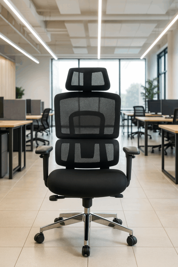 Ergonomic High Back Mesh Office Chair with Adjustable Armrests and Headrest