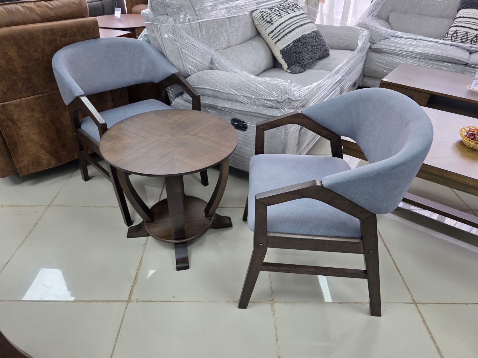 SkyTone Reception Set – Blue Upholstery