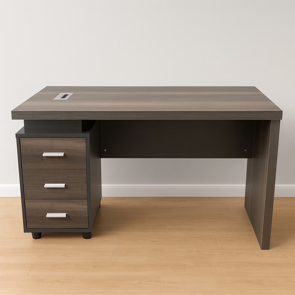 Executive 1.4M 3-Drawer Office Desk - Image 4