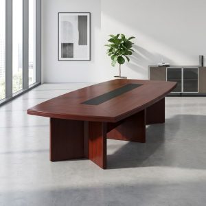 12 seater executive wooden boardroom conference table