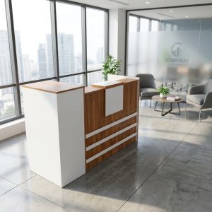 1.6m custom reception counter locally made