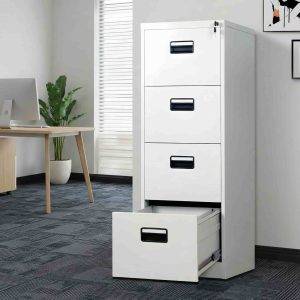 FC1301 4-drawer metal filing cabinet for office storage