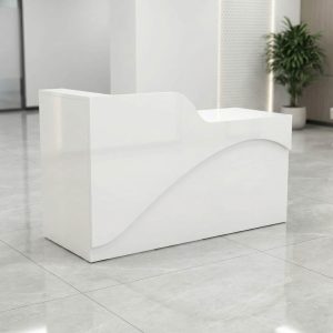 Front office reception desk 1.8m in a modern office