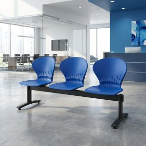 3 seater plastic waiting chair bench for reception area