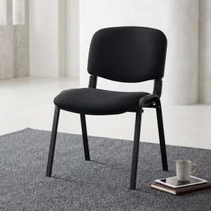 Tosca Stackable Chair Fabric with padded seat and backrest