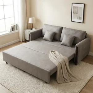 Modern Pull Out Sofa Bed King-Size for comfortable seating and sleeping