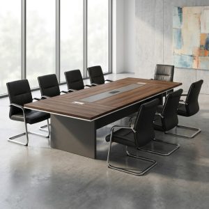 3.5m conference table with power grommet 10-12 seater boardroom table