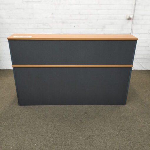 Cherry Reception Desk 1.6 meter MDF reception counter with storage drawers