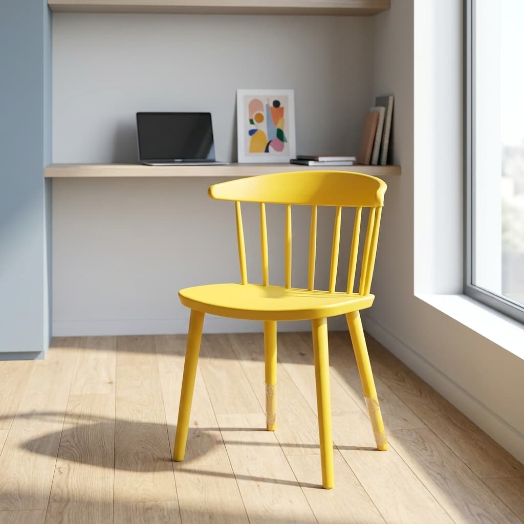 modern plastic dining chair pp material