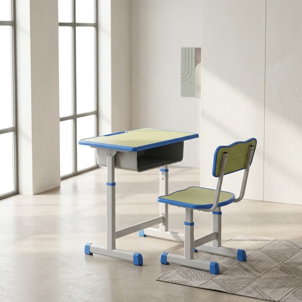 Kids study desk and chair set