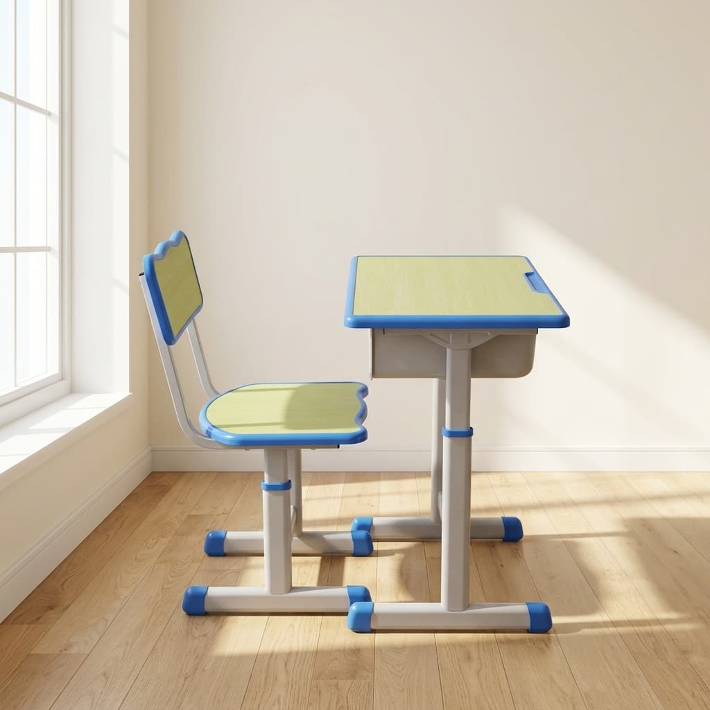 Kids study desk and chair set