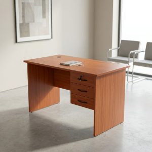 1.4M locally made office desk with drawers