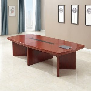 3000mm conference table seating 10 people with cable management system