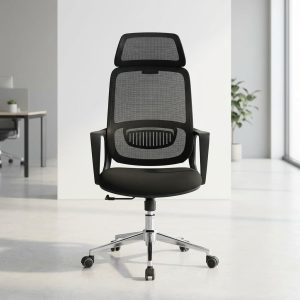 Jasper ergonomic office chair with adjustable headrest and lumbar support