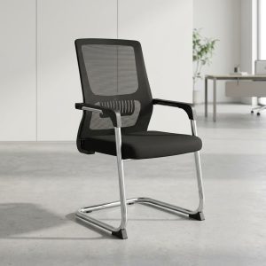 Galaxy Design visitor chair with mesh back and cantilever steel frame